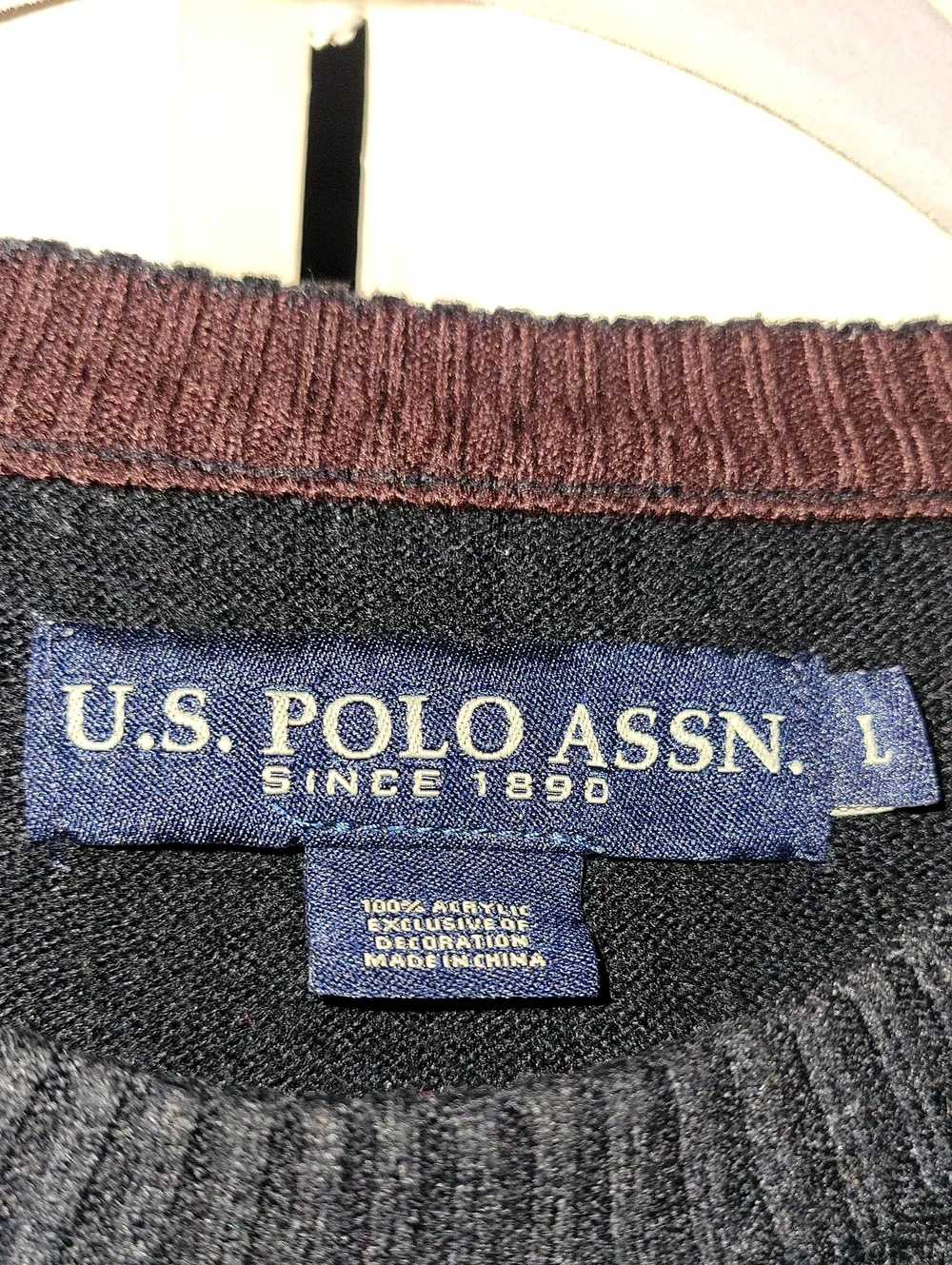 U.S. Polo Assn. Striped Crewneck